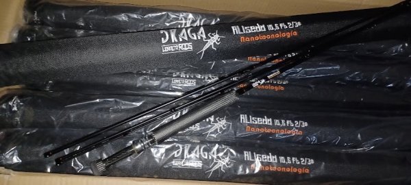 RESERVA - AGOTADAS TEMPORALMENTE -DRAGA ALISEDA 10´6´´ Línea 2/3 Nano + puntera extra
